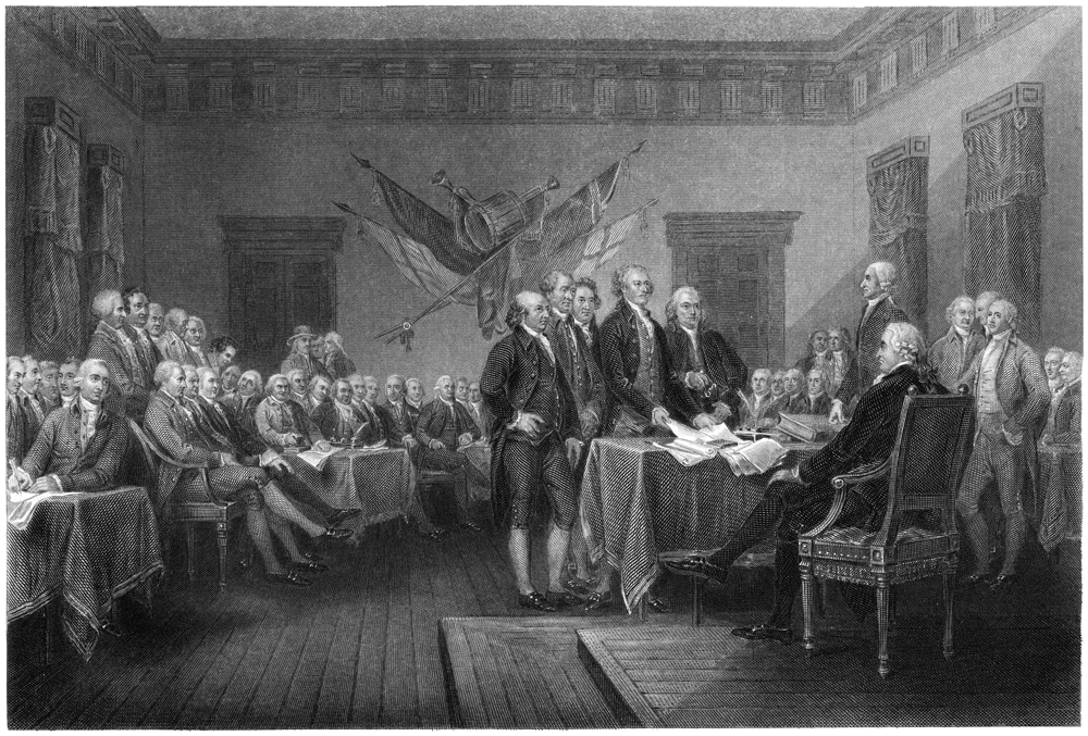 declaration of independence signing